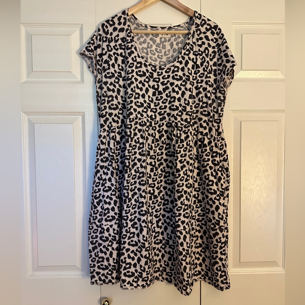 Pact Leopard Print Dress